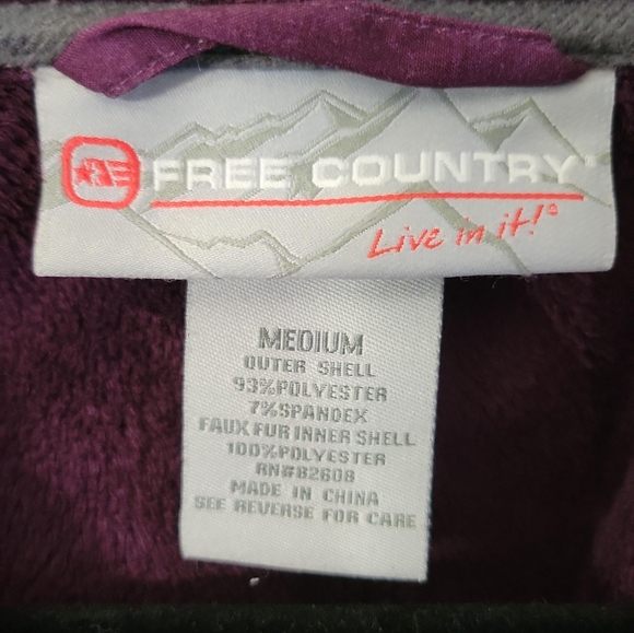 Free County M Jacket Purple - Picture 3 of 4